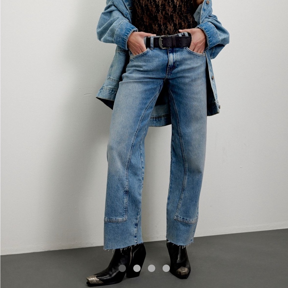 Free People Risk Taker Mid Rise Straightleg Jean 26 NWT